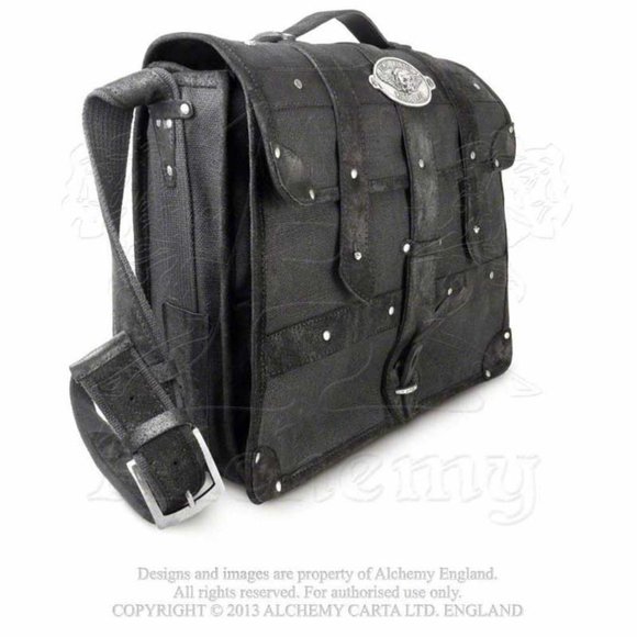 Alchemy Gothic Intrepid Valise Steampunk Bag - Picture 3 of 9